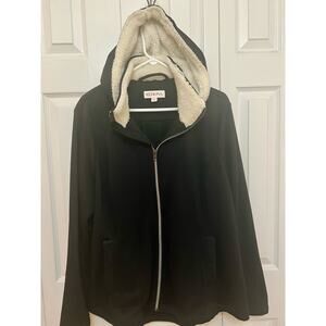 Merona Hooded Sherpa laced Sweatshirt Jacket  Women's XXL